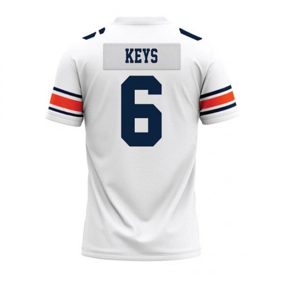 Austin Keys #6 Auburn Tigers Official College Football Jersey -Men White 57307715