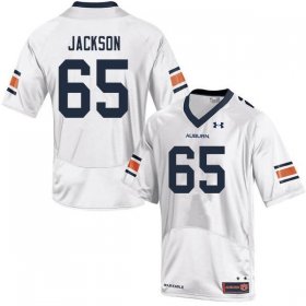 Alec Jackson #65 Auburn Tigers Official College Football Jersey -Men White 19641759