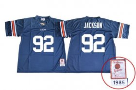 Alec Jackson #92 Auburn Tigers 1985 Throwback Official College Football Jersey -Men Navy 39801303