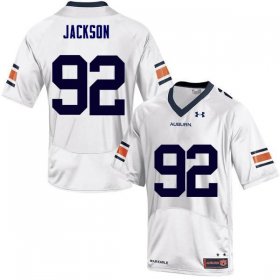 Alec Jackson #92 Auburn Tigers Official College Football Jersey -Men White 83611456