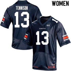 Ladarius Tennison #13 Auburn Tigers Official College Football Jersey -Women Navy 65730604