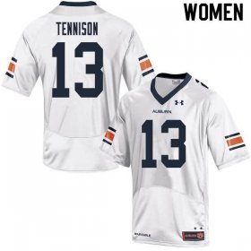 Ladarius Tennison #13 Auburn Tigers Official College Football Jersey -Women White 74249851