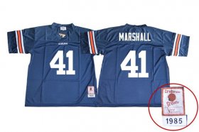 Aidan Marshall #41 Auburn Tigers 1985 Throwback Official College Football Jersey -Youth Navy 65148227