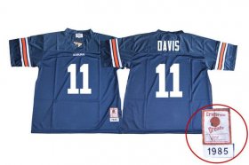 Kyle Davis #11 Auburn Tigers 1985 Throwback Official College Football Jersey -Youth Navy 54073762