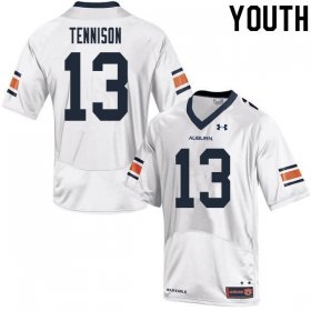 Ladarius Tennison #13 Auburn Tigers Official College Football Jersey -Youth White 39665793